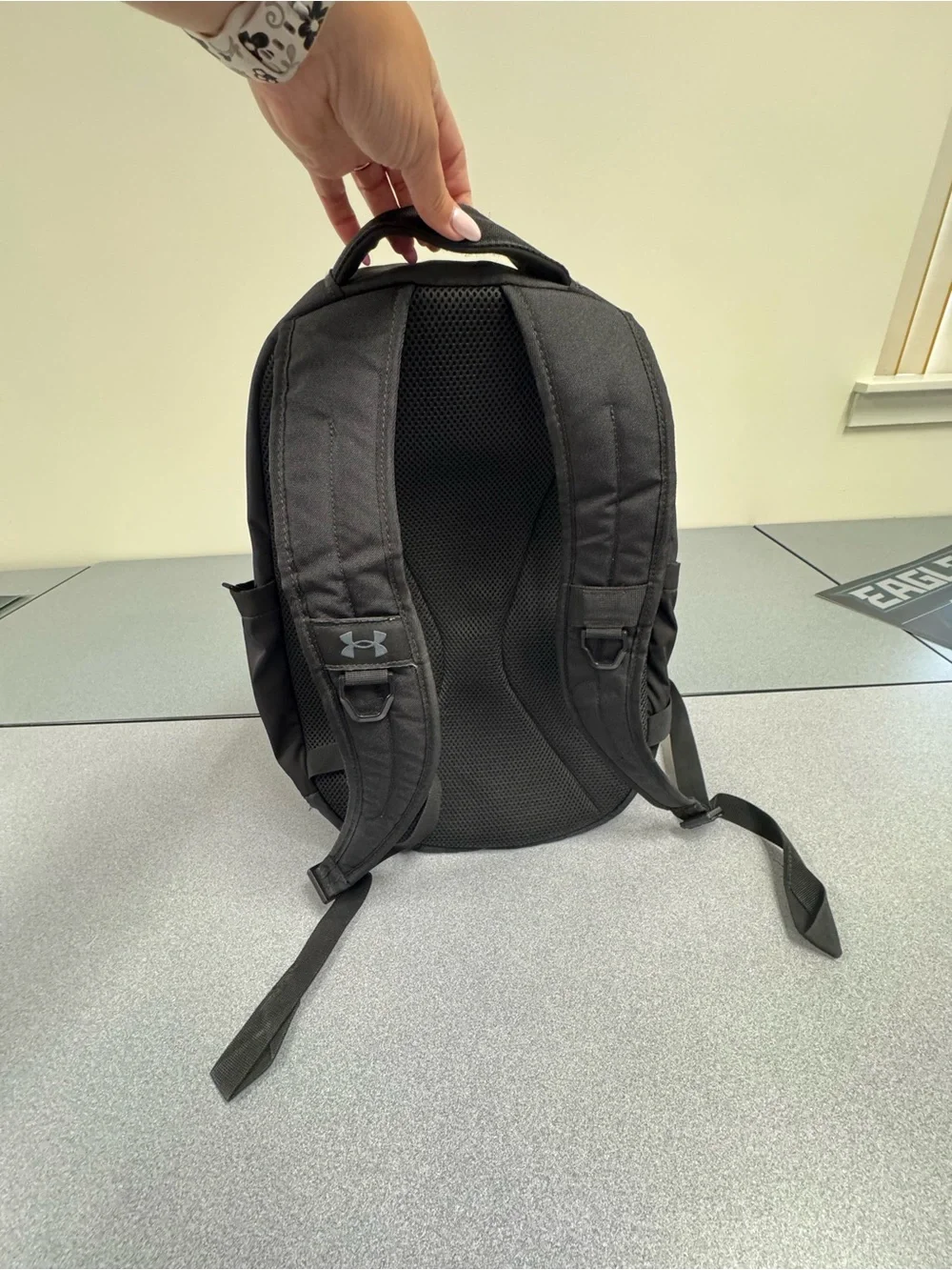 USED-Under Armour Black Backpack - Classic Everyday Pack